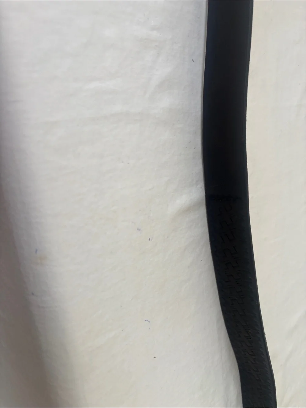 Black Woven Leather Belt with Silver Floral Buckle